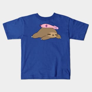 Axolotl and Sloth Kids T-Shirt